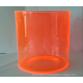 Conteneur de stockage de cylindre en verre de couleur